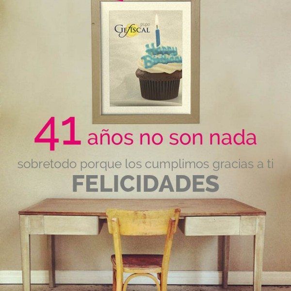 41 años no son nada Diseño web y Comunicación en Paraná, Cáceres y Badajoz