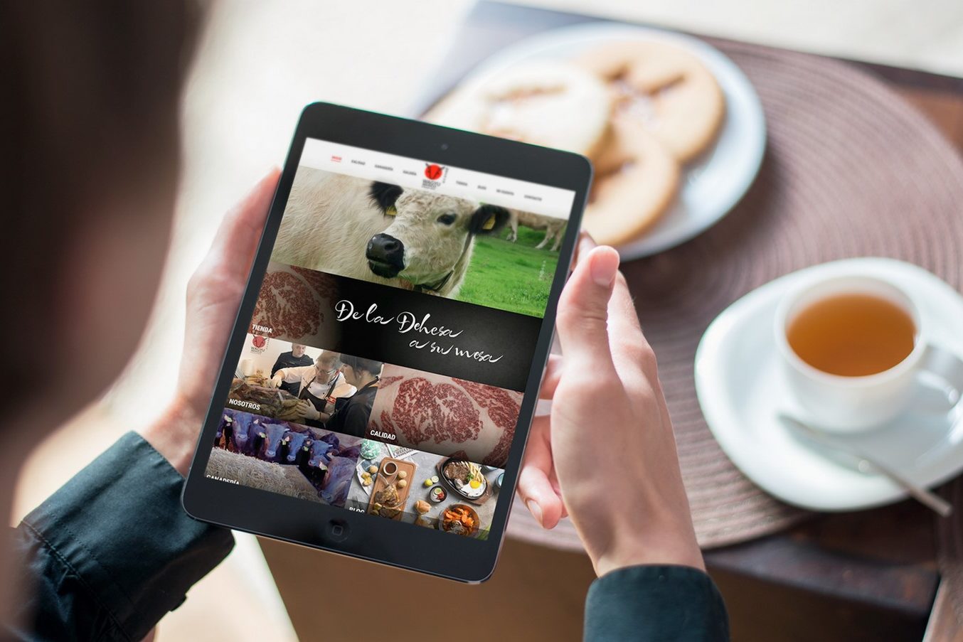 Wagyu Ibérico Diseño web y Comunicación en Paraná, Cáceres y Badajoz